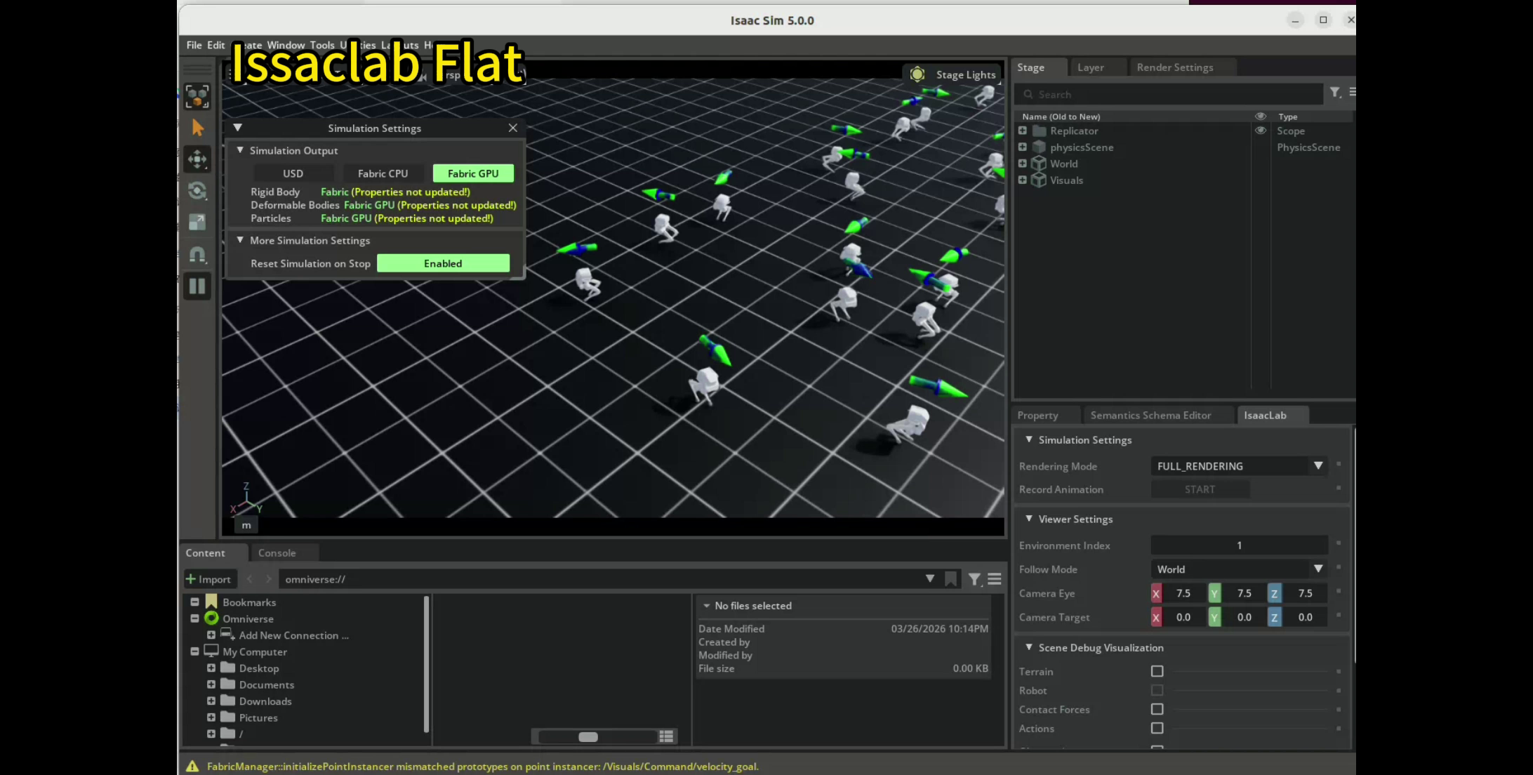 Legged robot project preview